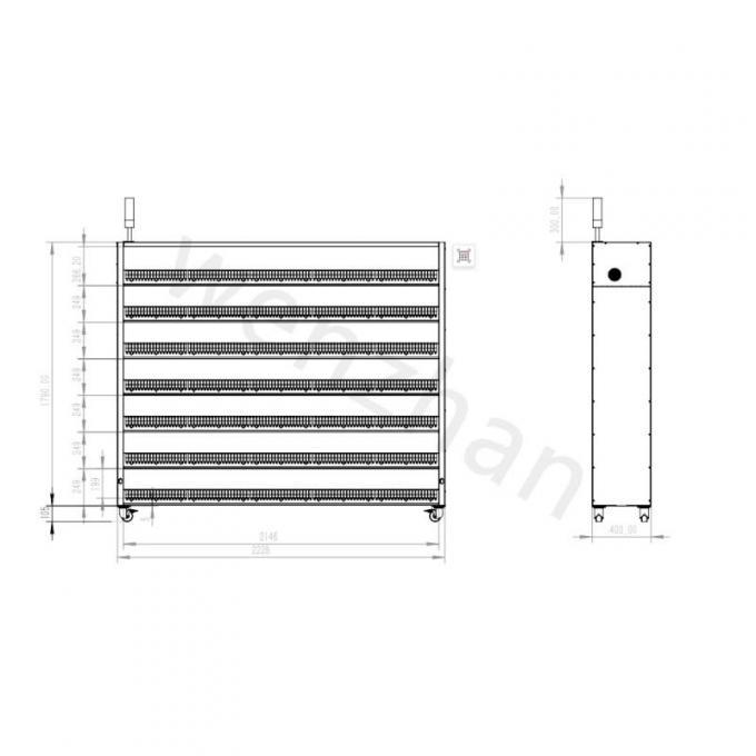Intelligent SMT Reel Storage Racks For Electronic Components 1