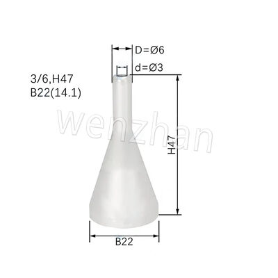 Ersa New SMT Selective Wave Soldering 114609 3.0/6.OMM H=47MM B14.1 nozzle