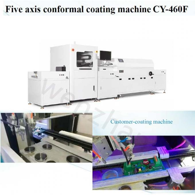 Automated SMT Line Machine PCB Three Axis Conformal Coating Inspection Spray Equipment 1