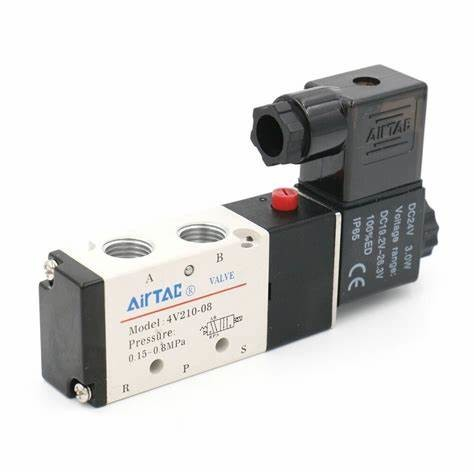 original new SMT Pick And Place Machine Parts Solenoid Valve 4V210-08 0