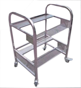 Stainless Steel 2 Tiers Feeder Trolley PANASERT MSR Machinery Spare Parts