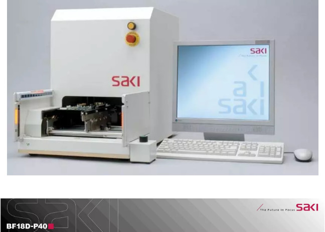 Saki AOI BF18D-P40 в хорошем состоянии, автономная машина для тестирования печатных плат 0