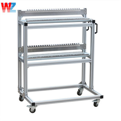 Roll Container SMT Feeder Carts Four Wheel SAMSUNG SM SMT Feeder Rack