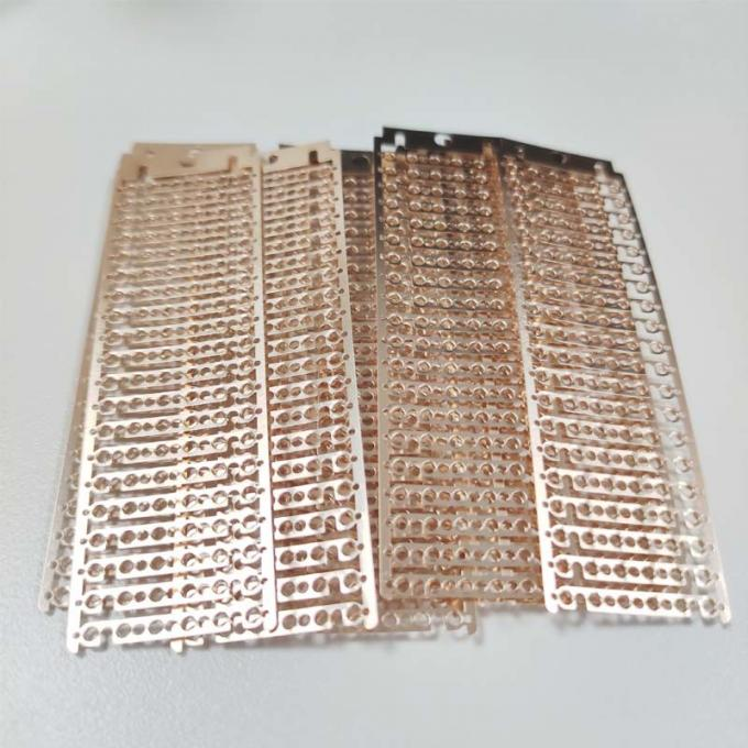 Brass Frame ROHS SMT Copper Clip Buckle ISO9001 For Material Splicing 0