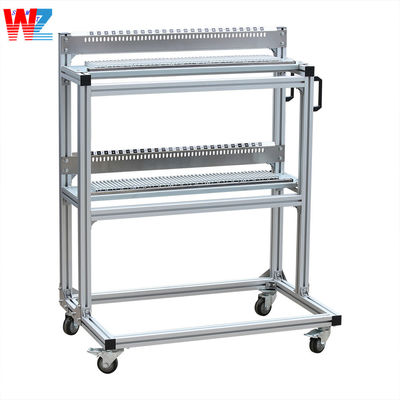 Roll Container SMT Feeder Carts Four Wheel SAMSUNG SM SMT Feeder Rack