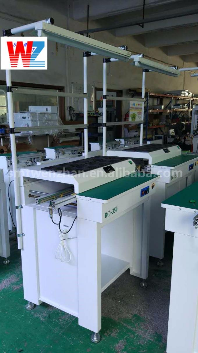 4800W PCB Inspection Conveyor , HN-1500 Lift Gate Conveyor 0