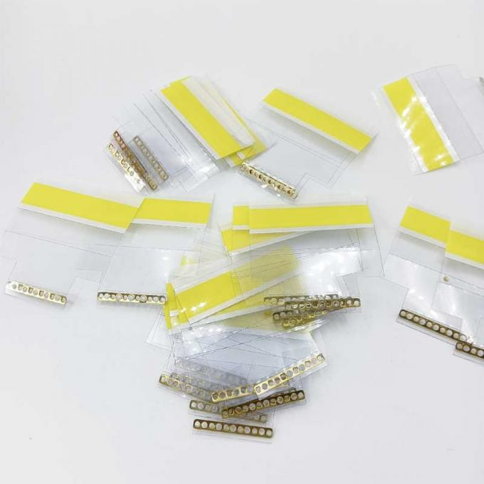 Yellow SMT Double Splice Tape With Copper Clip Buckle 8mm 12mm 16mm For Material Splicing 0