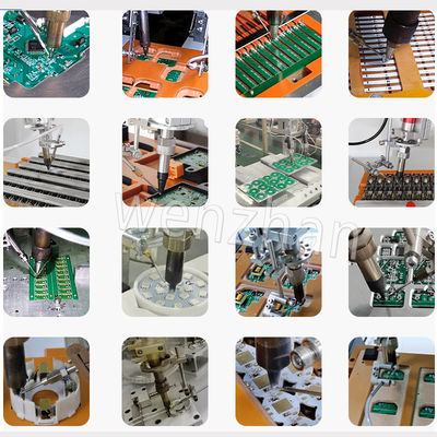 Dual Head 5 Axis Desktop Robotic Iron Station Solder PCB Soldering Machine With Vision