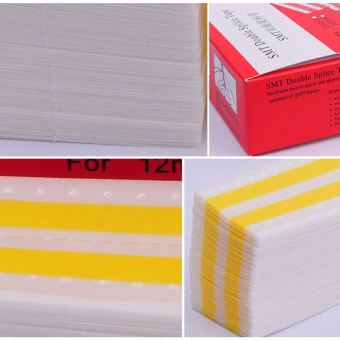 Yellow SMT Double Splice Tape With Copper Clip Buckle 8mm 12mm 16mm For Material Splicing 4