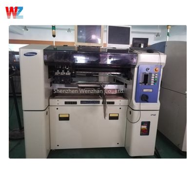 Установка для установки чипов SMT Samsung HANWHA CP40/45/45NEO, бывшая в употреблении машина для захвата и размещения