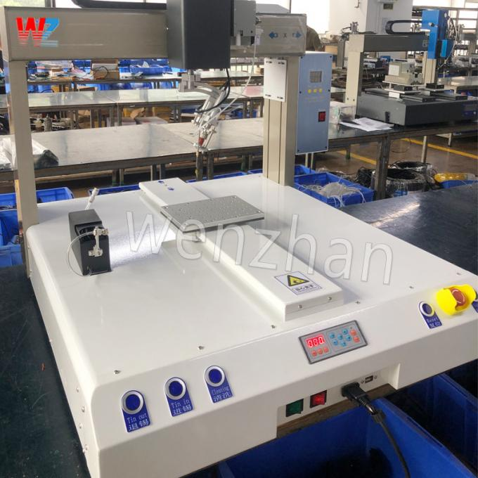 Dual Head 5 Axis Desktop Robotic Iron Station Solder PCB Soldering Machine With Vision 0