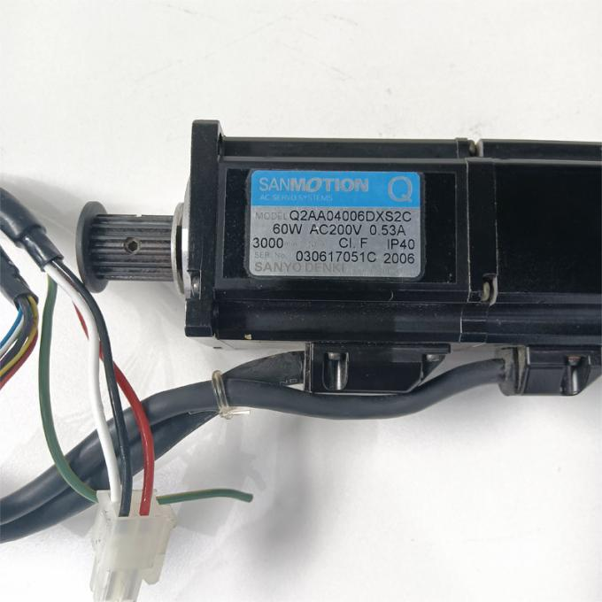 Sanyo Denki 90K63-001305 AC Servo Motor R Q2AA04006DXS2C For Smt 0